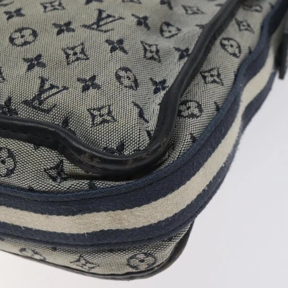 LOUIS VUITTON Monogram Mini Buzas Marie Kate Bag Blue M92320 Auth 131141 - Picture 5 of 16